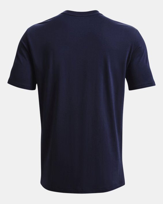 Men's Curry Young Wolf Short Sleeve, Navy, pdpMainDesktop image number 5
